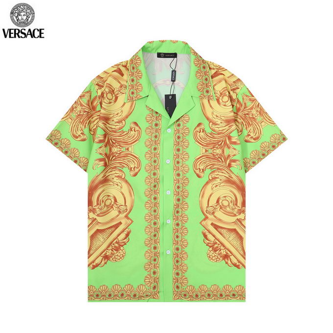 Versace Shirt Short Slv Mens ID:20230310-124